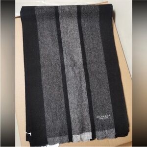 Coach Men's wool  cashmere Scarf